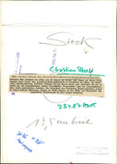 Christian Stock - Vintage Photograph