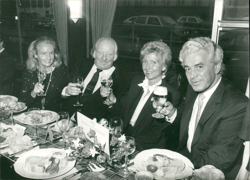 Carola Ammerschläger, Alois Ammerschläger & Ernst Achilles - Vintage Photograph