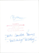 Falconer and falcon - Vintage Photograph