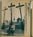 1995 LANDSCAPES CROSS MOUNTAIN HOLY FRANKS ITS CRUC - Vintage Photograph