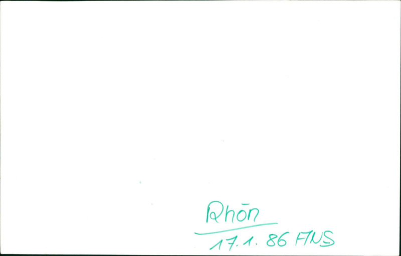 1986 RHON FINE LANDSCAPES EDGE BATTE FULDA AFTER GERSFE - Vintage Photograph