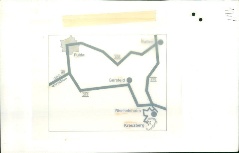 1986 RHON FINE LANDSCAPES EDGE BATTE FULDA AFTER GERSFE - Vintage Photograph