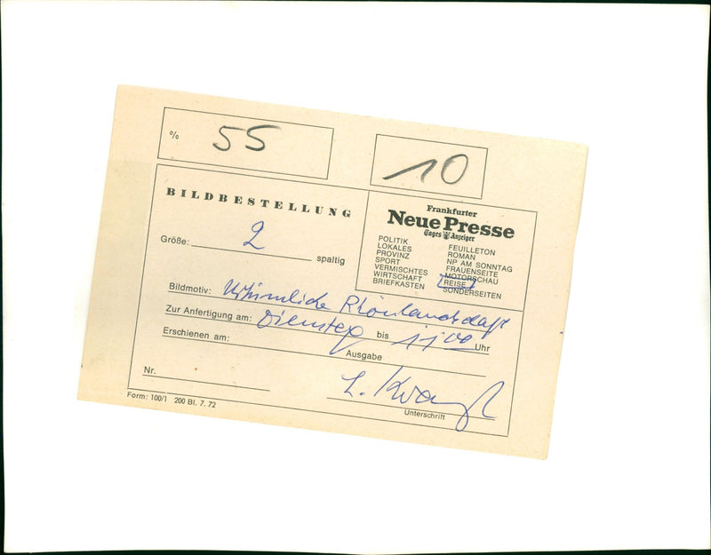 1972 LANDSCAPES GERMAN EDITION THIS ARTICLE PUBLISHED - Vintage Photograph