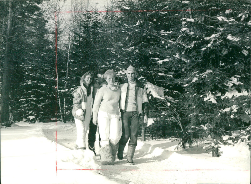 1985 LANDSCAPES WINTER AND SPRING CURE SKILONG - Vintage Photograph