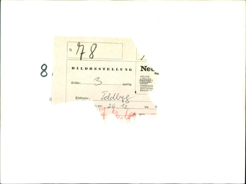 Feldberg in the Taunus - Vintage Photograph