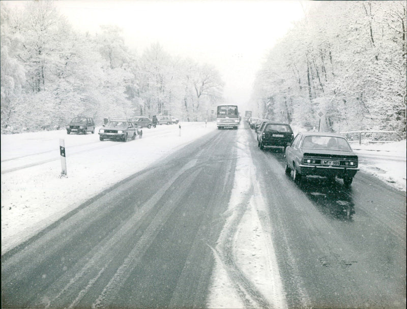 Taunus in winter - Vintage Photograph