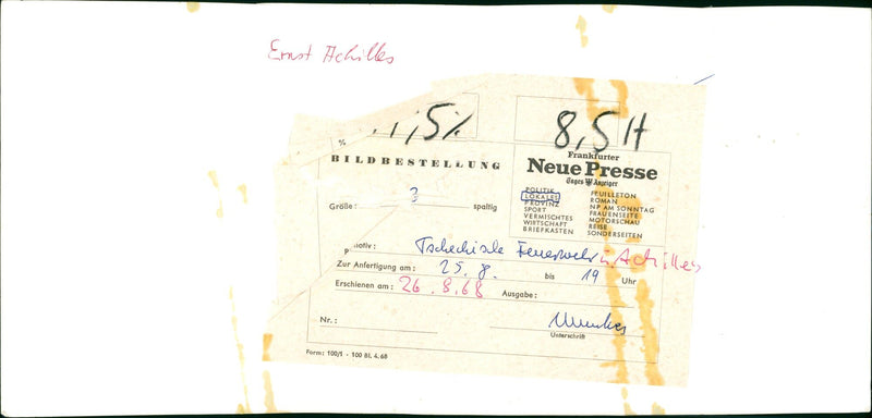 Ernst Achilles - Vintage Photograph