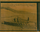 1914 HLAND COUNTRY BERGLAND MODEL EDER VALLEY BARRIER NES DEPOSIT - Vintage Photograph