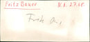 Fritz Bauer - Vintage Photograph