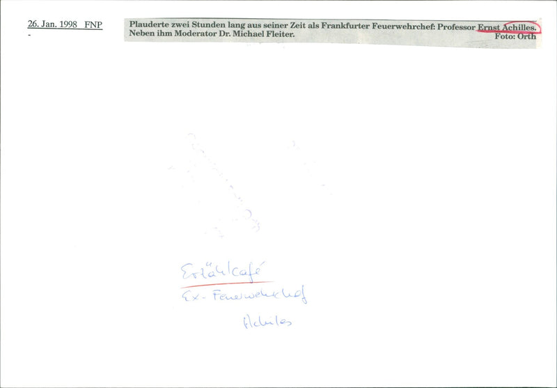 Ernst Achilles and Michael Fleiter - Vintage Photograph