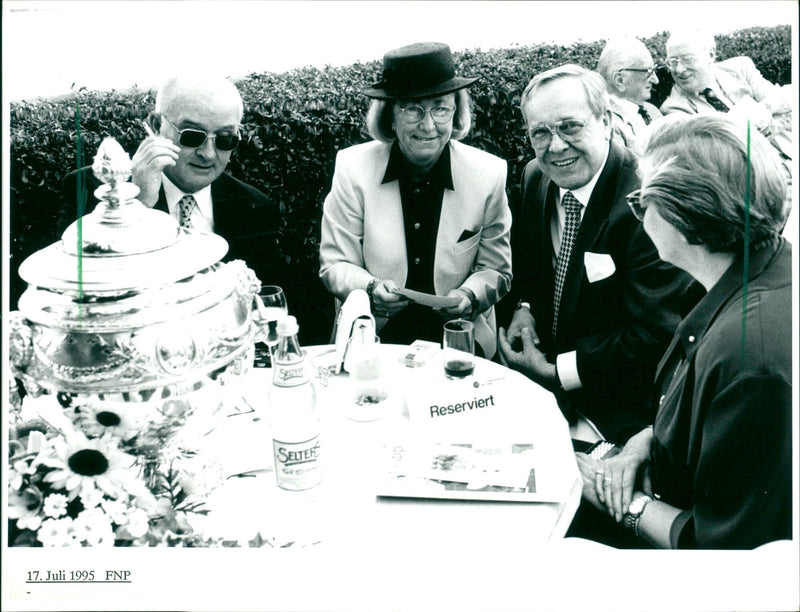 1995 Ex-Hesse-Landesfather Walter Wallmann and Ex-OB Wolfram Brück - Vintage Photograph