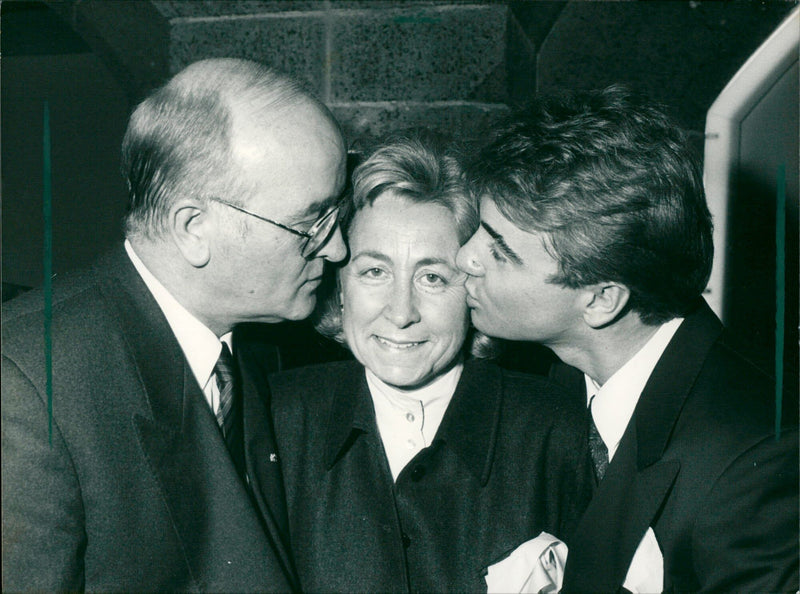 Marianne Brück and son Michael - Vintage Photograph