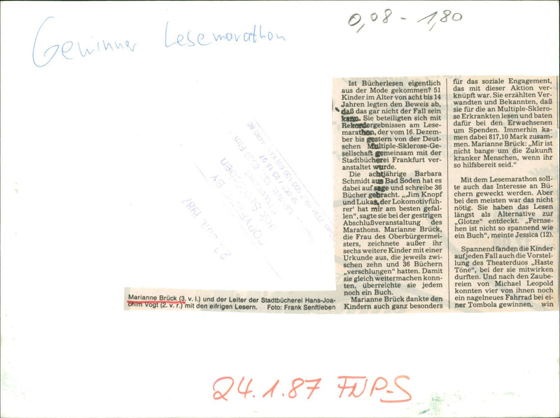 Marianne Brück and Hans-Joachim Vogt - Vintage Photograph