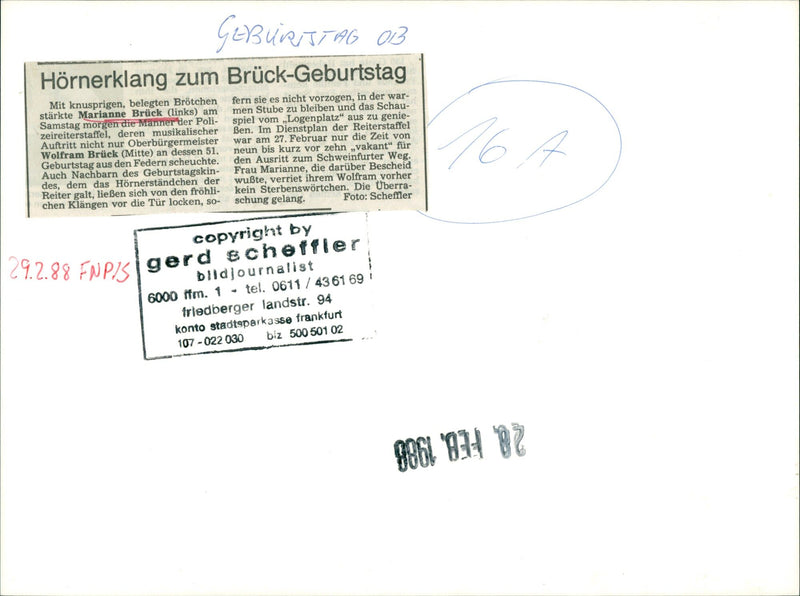 Marianne Brück and Wolfram Brück - Vintage Photograph