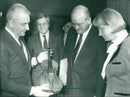 Andrea Mosconi, Dr. Giacotto, Wolfram Brück and Marianne Brück - Vintage Photograph