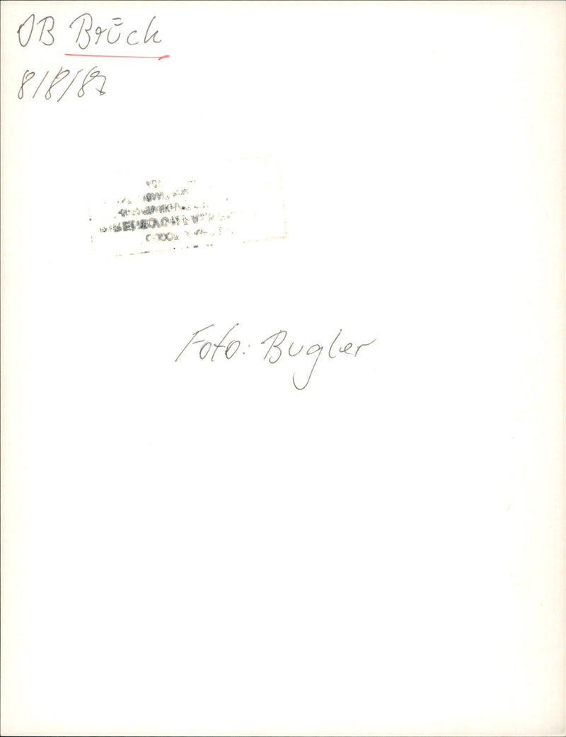 Wolfram Brück - Vintage Photograph