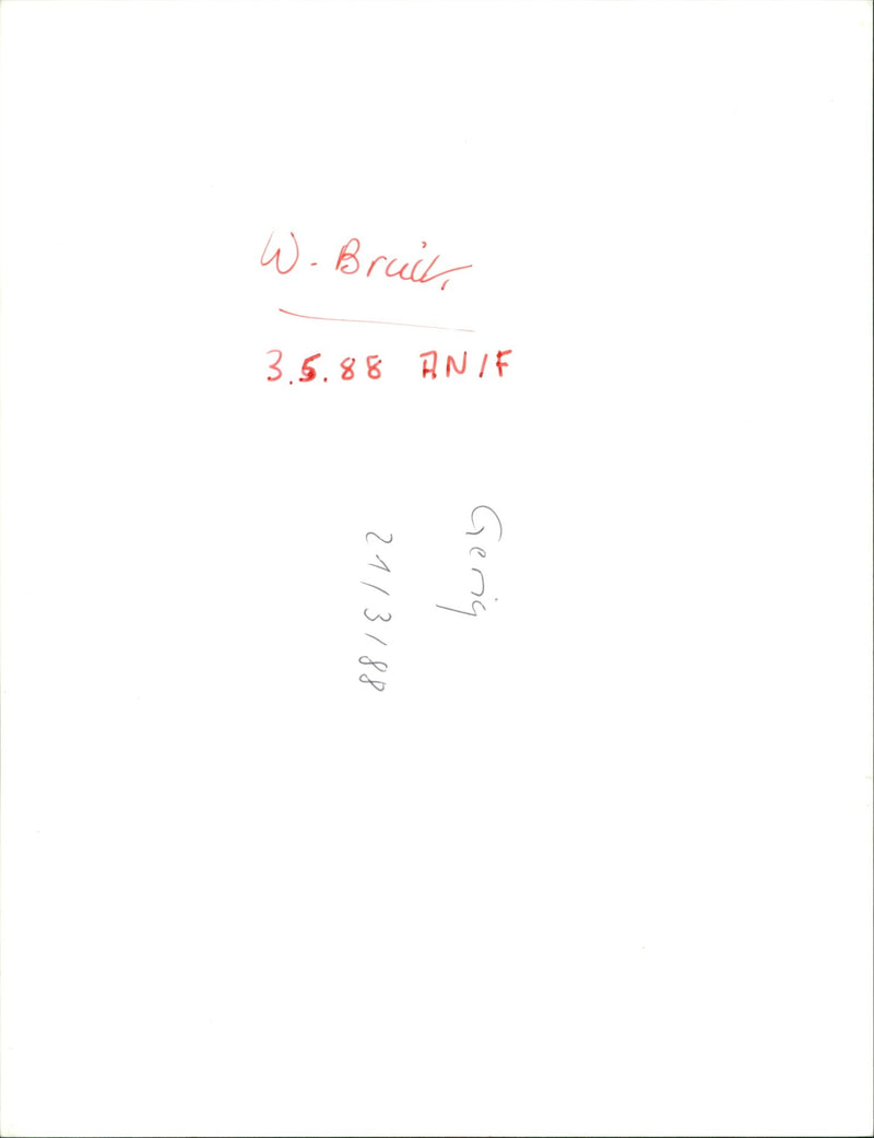 Wolfram Brück - Vintage Photograph