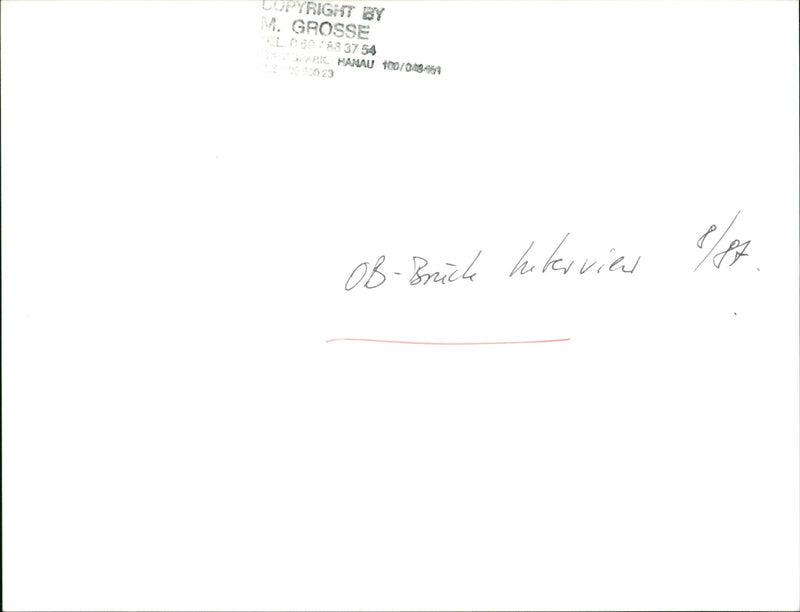 Wolfram Brück - Vintage Photograph