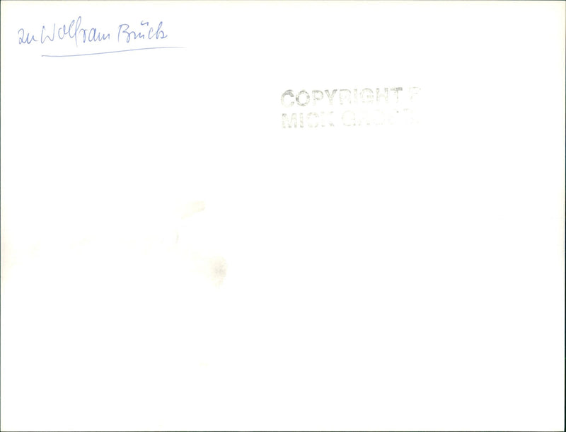 Wolfram Brück - Vintage Photograph