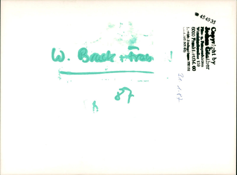 Wolfram Brück - Vintage Photograph