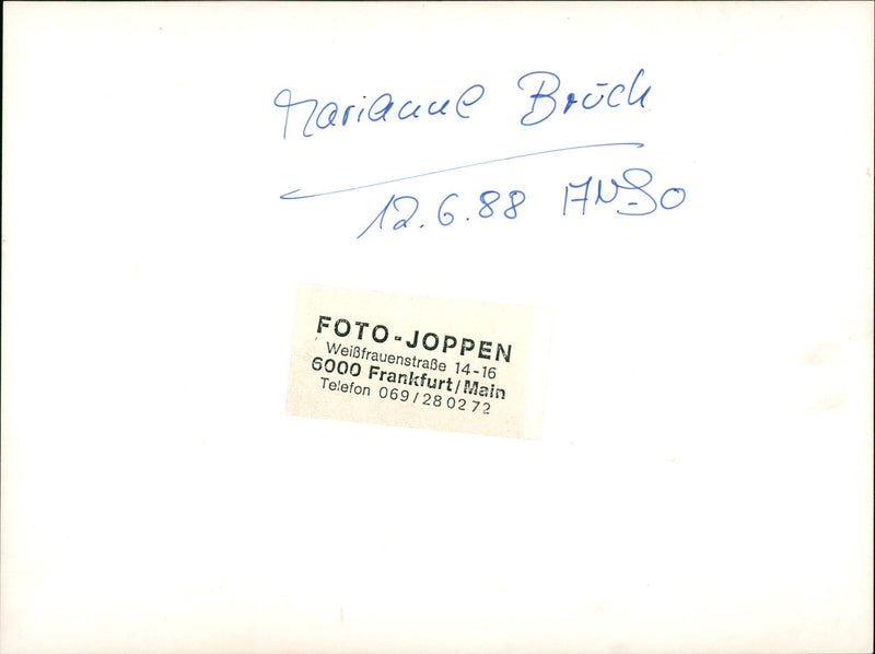 Marianne Brück - Vintage Photograph