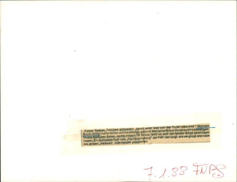 Wolfram Brück, Marianne Brück and Radost Bokel - Vintage Photograph