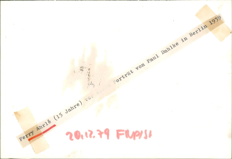 Ferry Ahrle, Paul Dahlke - Vintage Photograph