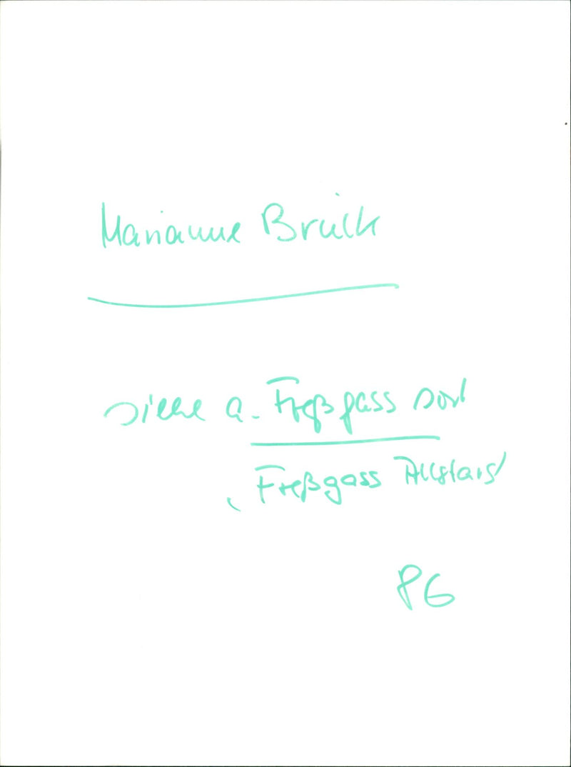 Marianne Brück - Vintage Photograph