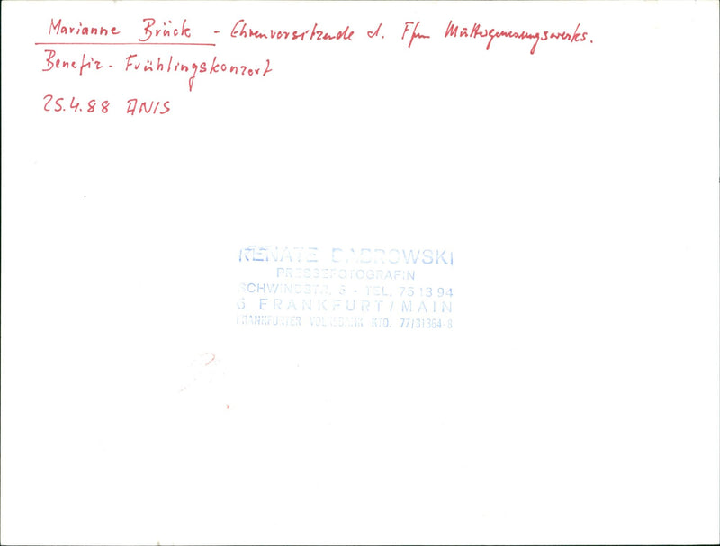 Marianne Brück - Vintage Photograph