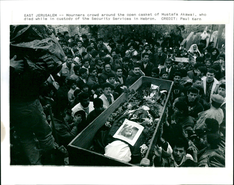 MUSTAFA AKAWAI PAUL KERN DIED - Vintage Photograph