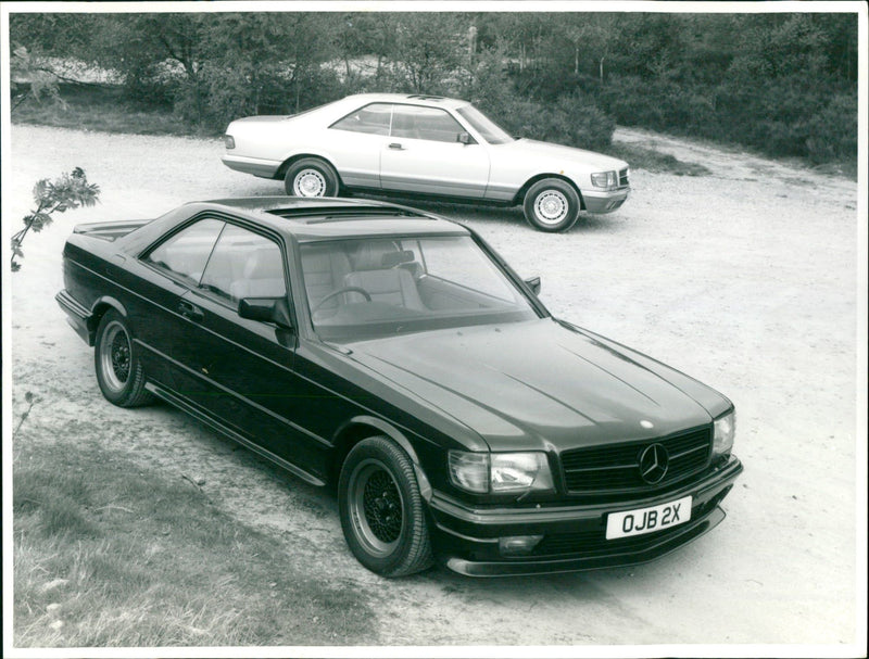 Mercedes Benz Car - Vintage Photograph