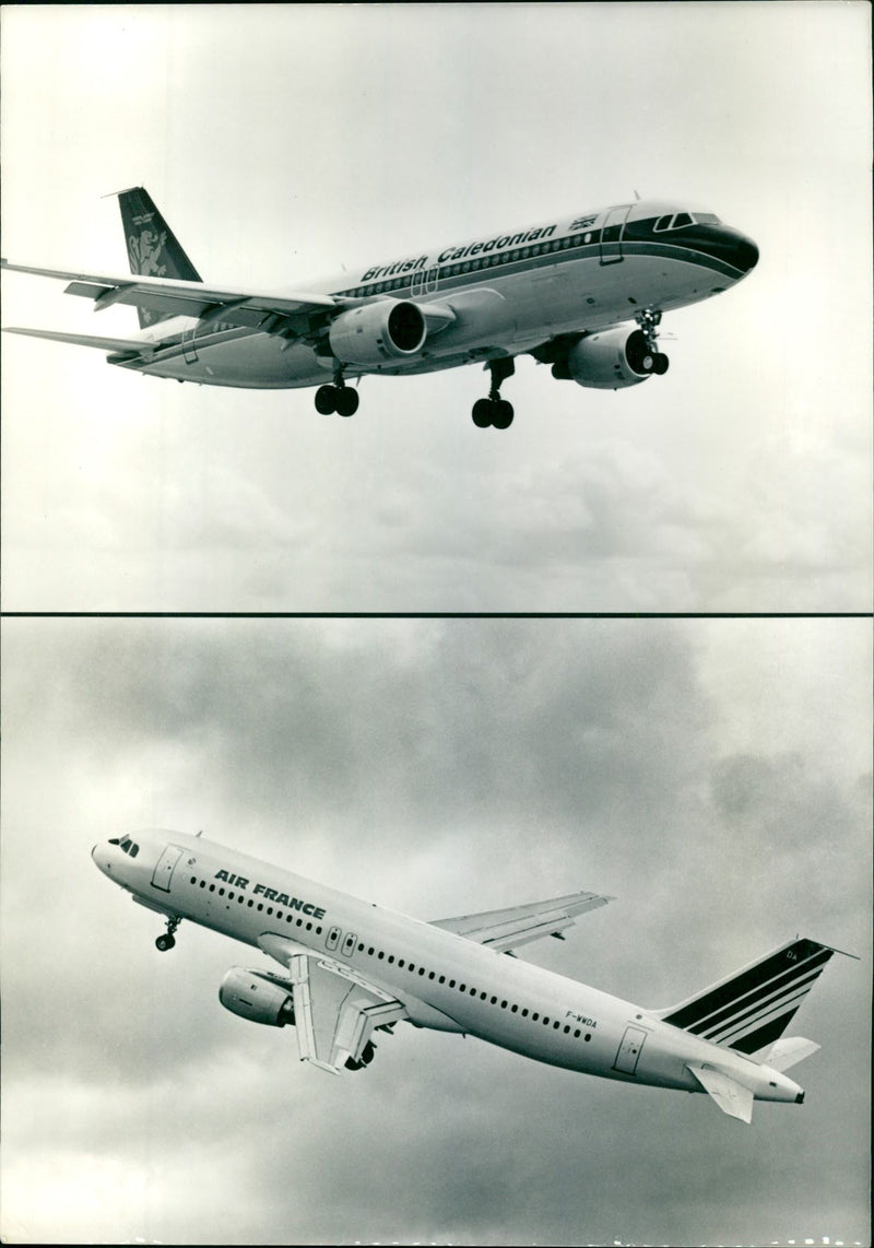 Airbus A320 - Vintage Photograph