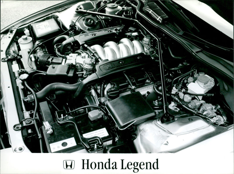 MINI UN 1 VOINS Os H Honda Legend HYUNDAI - Vintage Photograph