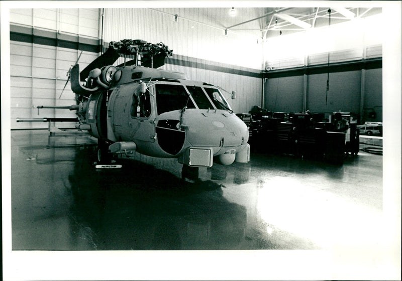 SH-60B Seahawk Helo - Vintage Photograph