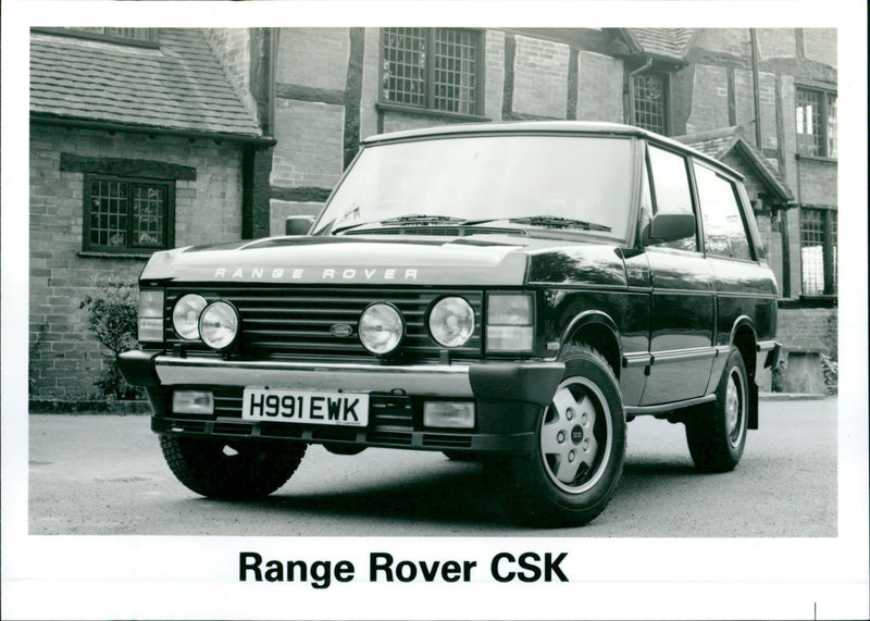 RANE ROVER H991 EWK Range Rover CSK STUDENTS : CIFE - Vintage Photograph