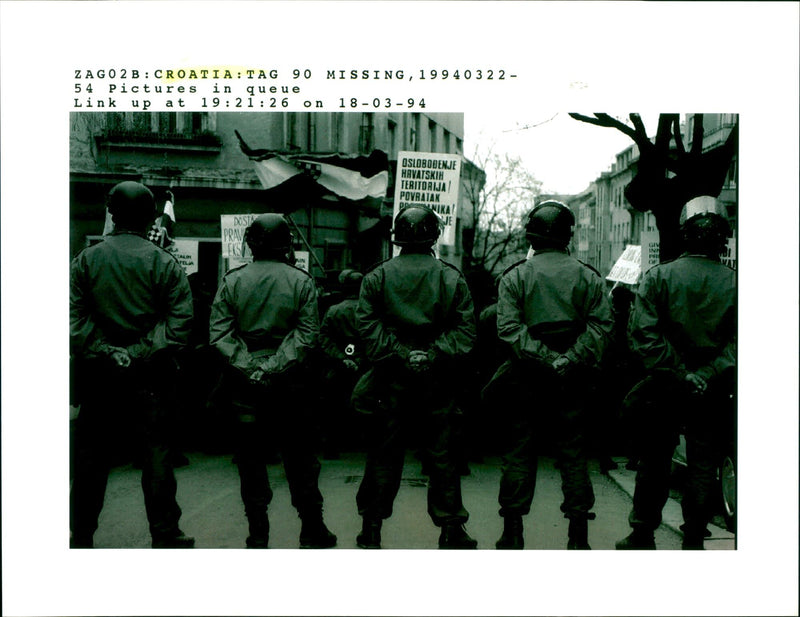 1994 OSLOBODENJE HRVATSKIH - Vintage Photograph