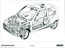 FIAT Cinquecento - Vintage Photograph