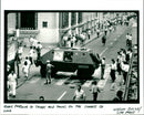 PRESENCE OF TROOPS AND TANKS ON THE STREETS OF WESLEY E SIPA PR PERU - Vintage Photograph