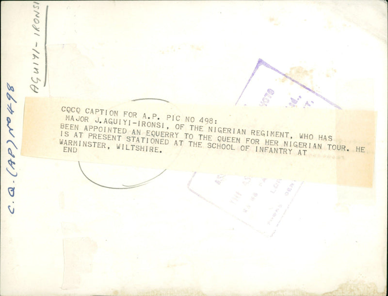 AGUIYI IRONSI QUEEN - Vintage Photograph