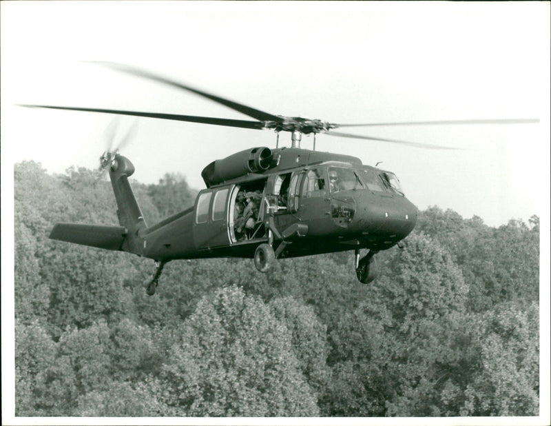 Helicopter - Vintage Photograph