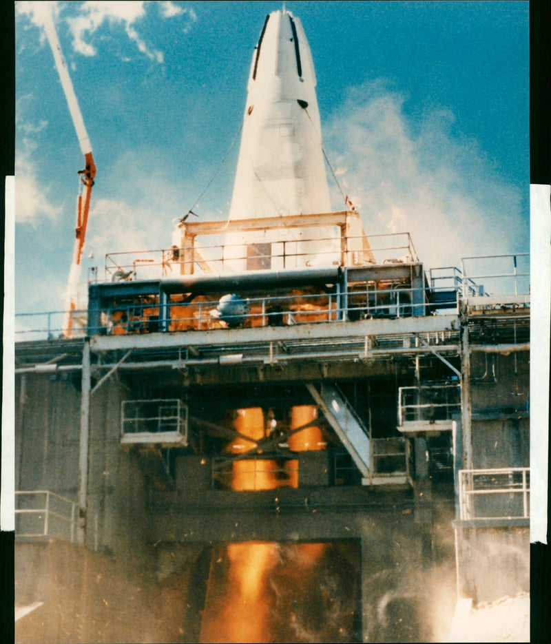 Mc Donnell Douglas-Built Delta Clipper Experimental (DC-X) Vehicle - Vintage Photograph
