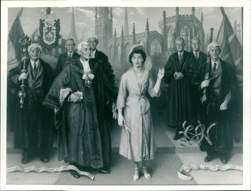 Elizabeth II Exhibition - Vintage Photograph