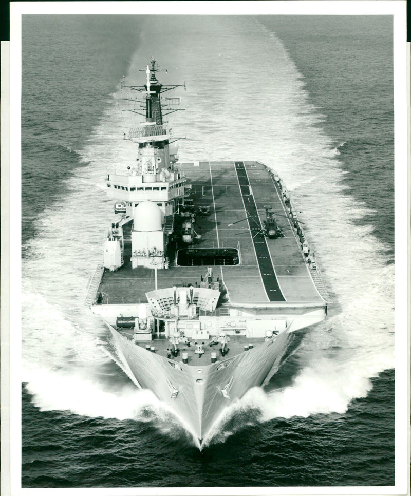 HMS Illustrious - Vintage Photograph