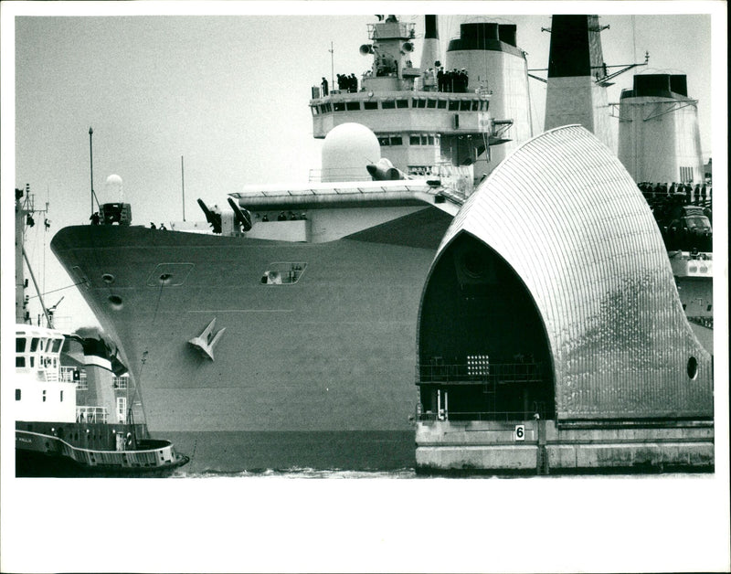 HMS Ark Royal - Vintage Photograph
