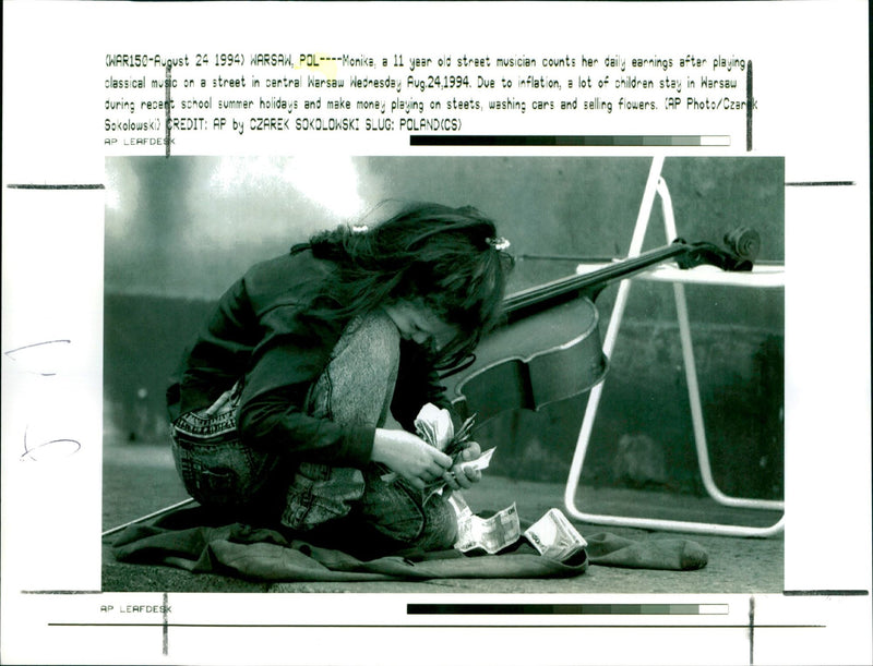 SLUG LEAFDESK MONIKA MUSICIAN CARS MUSIC - Vintage Photograph