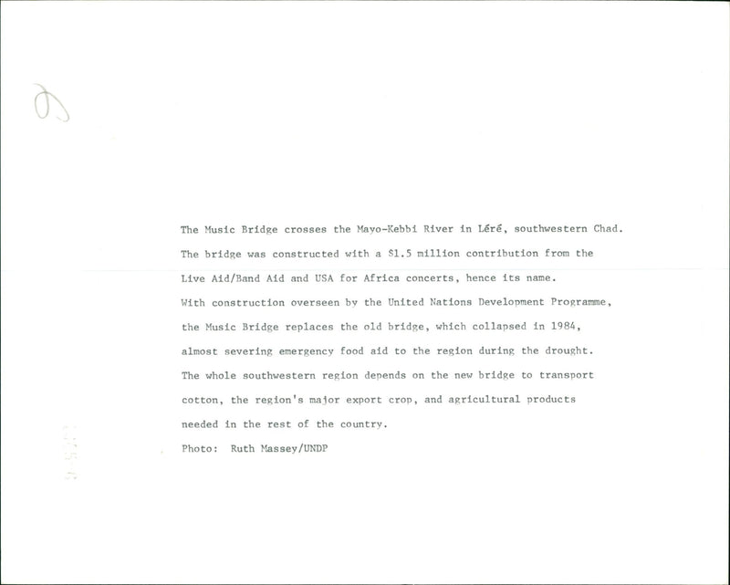 1984 RUTH MASSEY BAND UNITED MUSIC COUNTRY - Vintage Photograph