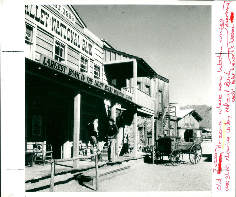 Col.1897 LARGEST BANK IN THE EIGHT ROCKY MOULATANK STATES ULA 22 UUD
1 FEB 1 . - Vintage Photograph