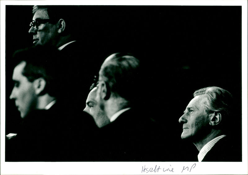 Heseltine MP LANDSCAPE STAFF - Vintage Photograph