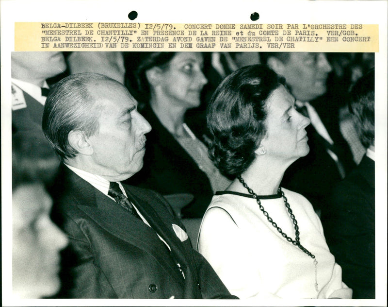 1979 DUIMAI PARIS CONCERT - Vintage Photograph