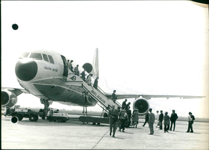 The first "Lockheed L. 1011 tristar." - Vintage Photograph